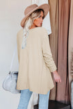 Asymmetric Hemline Long Sleeve Top