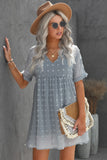 Fever Pitch Pom Babydoll Tunic Dress