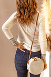 White Lace up Contrast Wrist Long Sleeve Top