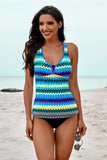 Tie-dye Racerback Tankini Swimsuit