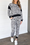Print Pullover and Joggers Set