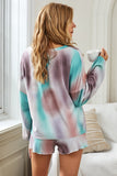Floral Print White Knit Lounge Set