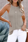 Keyhole Knit Tank Top