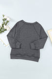 Raglan Sleeve Pullover Kids Sweatshirt