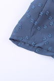 Smocked Waist Swiss Dot Casual Shorts