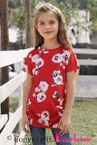 Blooming Floral Little Girls’ T-shirt