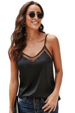 Embossed Mesh Cami Tank