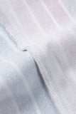 Happier With You Striped Button Top