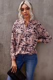 Multicolor Pattern Print Button Down Shirt
