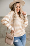 Striped Drop Shoulder Sweater