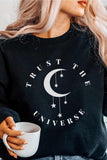 Trust The Universe Starmoon Graphic Sweatshirt