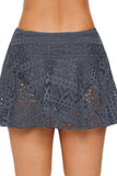 Crochet Lace Skirted Bikini Bottom