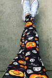 Halloween Pumpkin Ghost Skull Boo Leggings