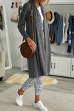 Slouchy Pocketed Knit Longline Cardigan