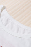 Flutter Shoulder Striped Print Tank Top