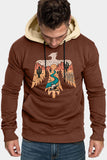 Desert ROAM FREE Graphic Pocketed Men's Hoodie