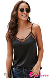 Embossed Mesh Cami Tank