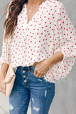 Love You Boo Balloon Sleeve Blouse