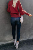 Housewarming Cable Knit Balloon Sleeve Sweater