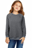 Raglan Sleeve Pullover Kids Sweatshirt