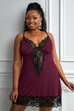 Venecia Chemise with Lace Trim