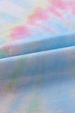 Rainbow Tie Dye Pullover Long Sleeve Top