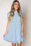 Swiss Dot Layered Mini Dress