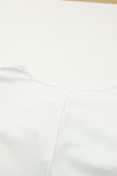 Lace up Contrast Wrist Long Sleeve Top