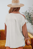 Brown Color Block Textured Long Sleeve Shirt with Pocket