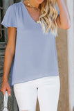 V Neck Short Sleeve Tee