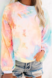 Tie-dye Knit Sweatshirt