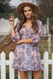 Ruffle Tiered Babydoll Style Mini Dress