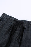 Casual Pocketed Frayed Denim Shorts