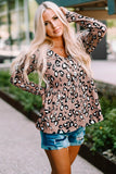 V Neck Buttoned Flowy Top