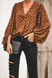 Love You Boo Balloon Sleeve Blouse