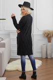 Textured Cable Knit Cardigan