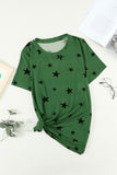 Star Print Crew Neck T-shirt