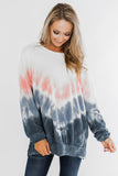 Ombre Tie Dye Pullover Top