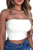 Strapless Tube Crop Top