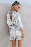 Ruffle Tiered Babydoll Style Mini Dress
