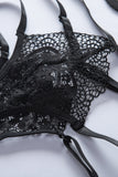 Cadged Strappy Lace Bralette Set