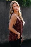 Leopard Printed Racerback Tank Top