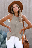 Keyhole Knit Tank Top