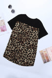 Printed Splicing T-Shirt