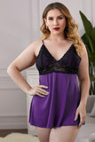 Lace See-through Plus Size Chemise