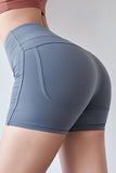 Lifting Fitness Training Running Quick-Drying Stretch Peach Hip Shorts