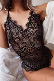 Transparent Lace Bodysuit