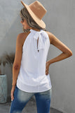 Keyhole Halter Neck Tank
