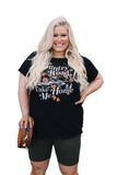 Short Sleeve Take Me Home Graphic Plus Size Top