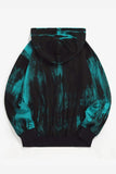 Tie-dyed Print Kangaroo Pocket Men's Hoodie